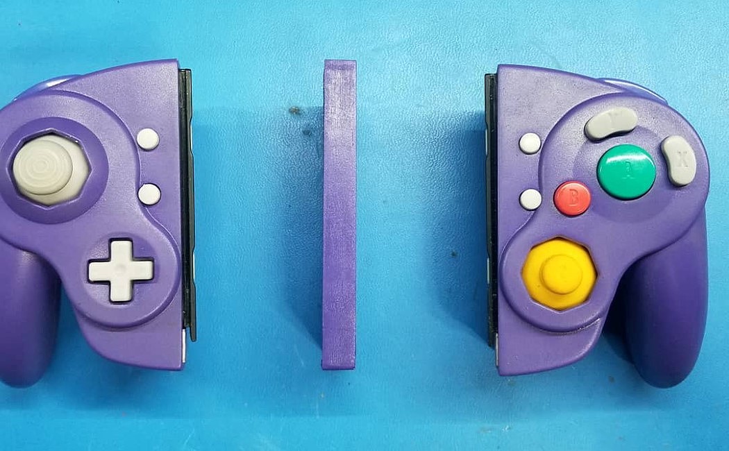 purple，controller，Game handle，Nintendo，