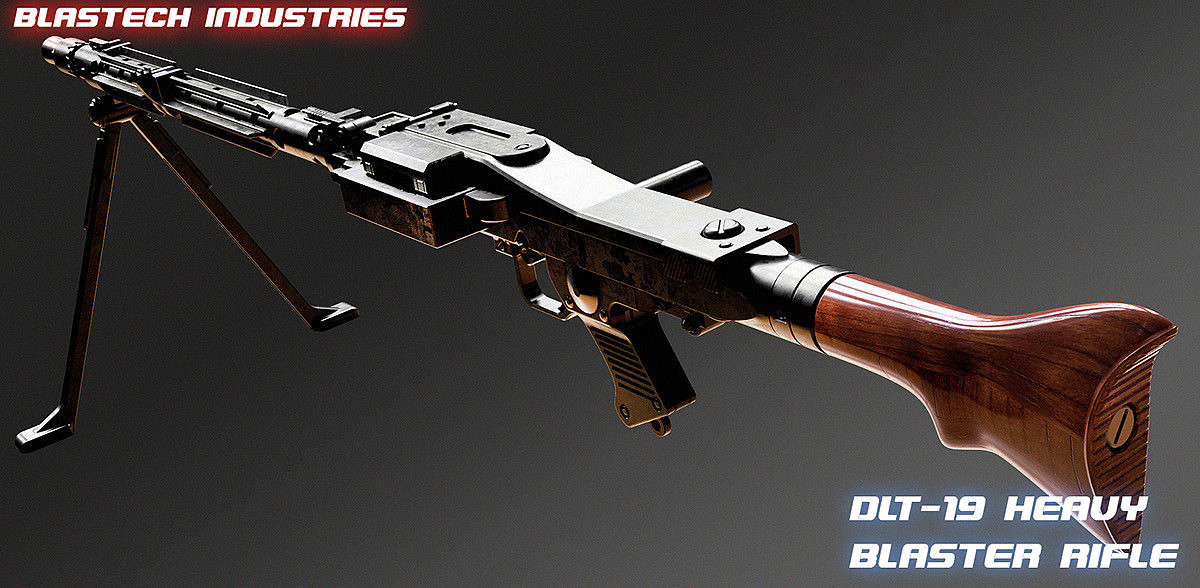 3d，Model，concept，Heavy explosive rifle，Laser Rifle ，gun，