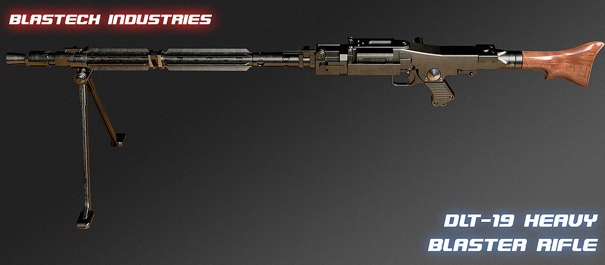 3d，Model，concept，Heavy explosive rifle，Laser Rifle ，gun，