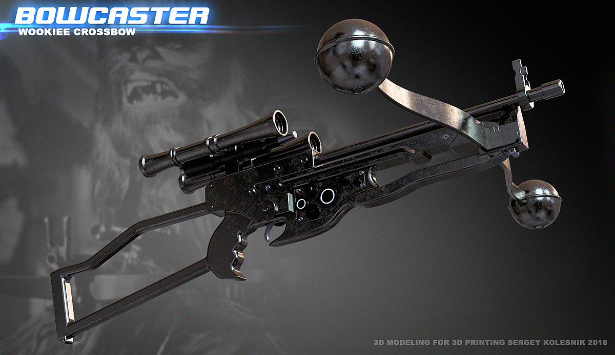 3d，Model，concept，Heavy explosive rifle，Laser Rifle ，gun，