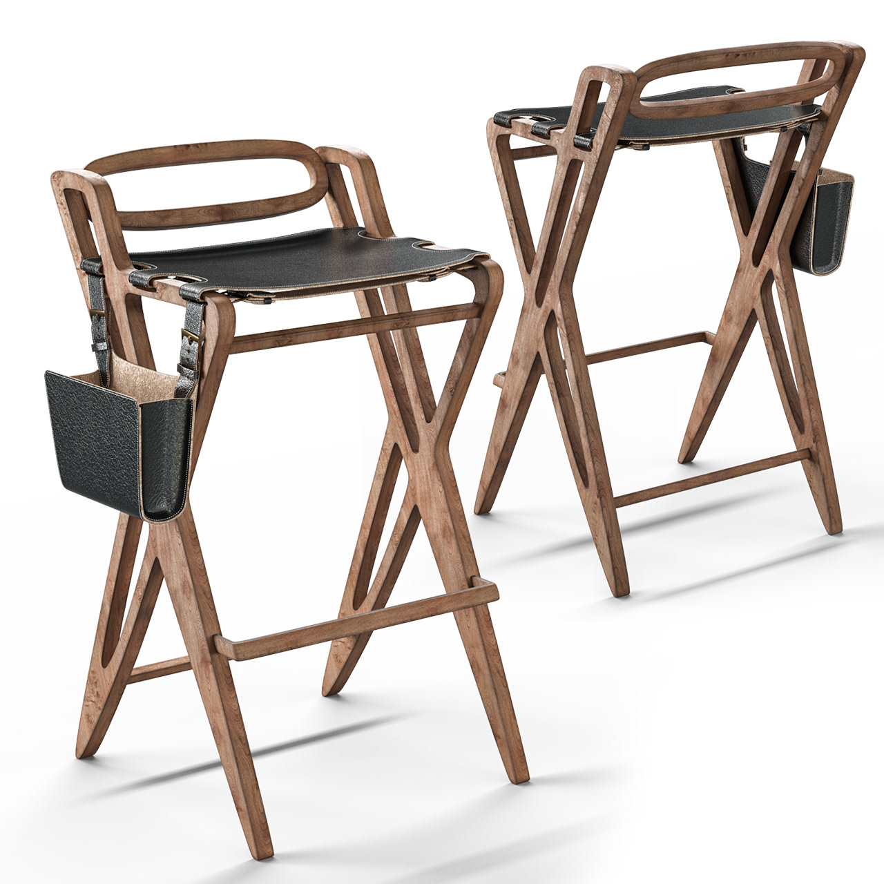 Oleg Pogrebnoy，Bar stool，chair，chair，Render，