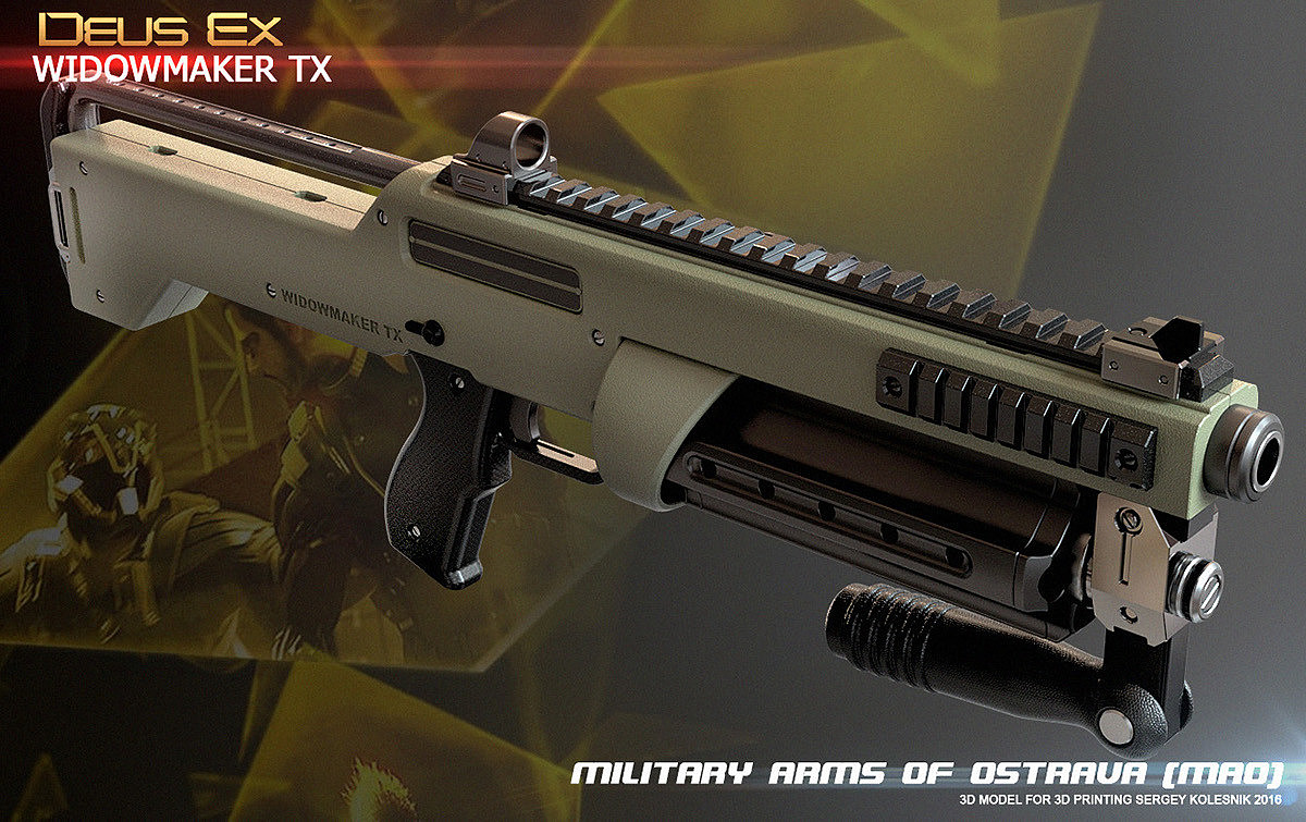 3d，Model，concept，Heavy explosive rifle，Laser Rifle ，gun，