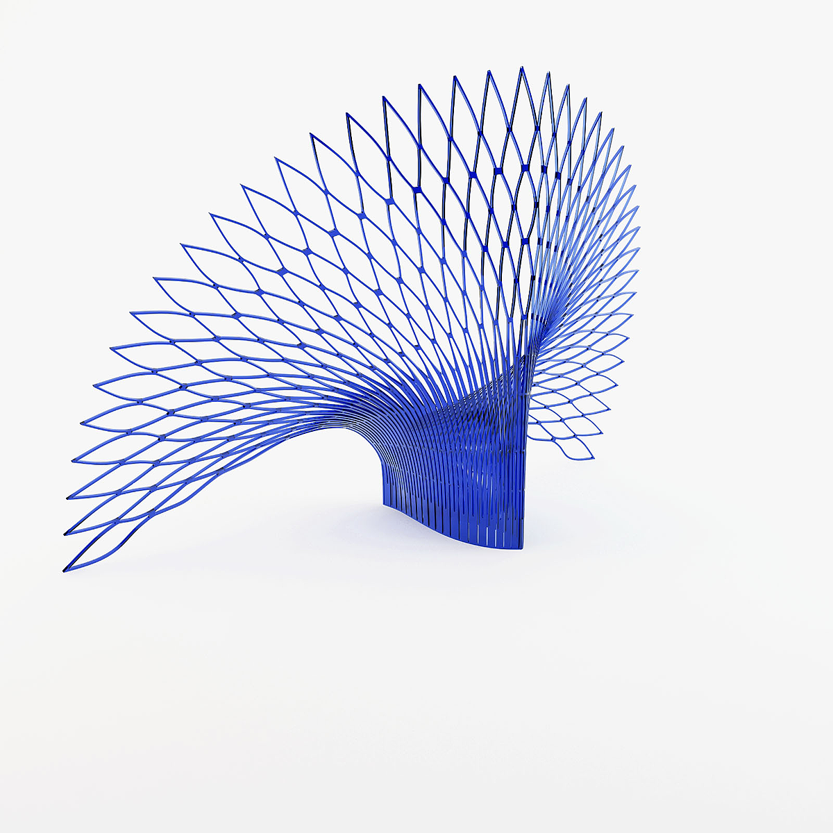 chair，unique，3D model，peacock，