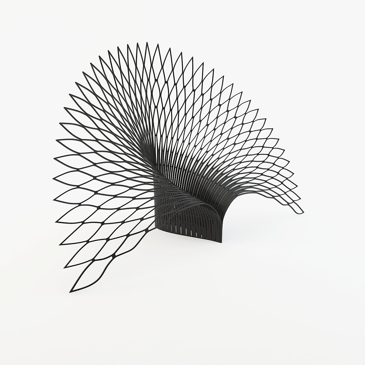 chair，unique，3D model，peacock，