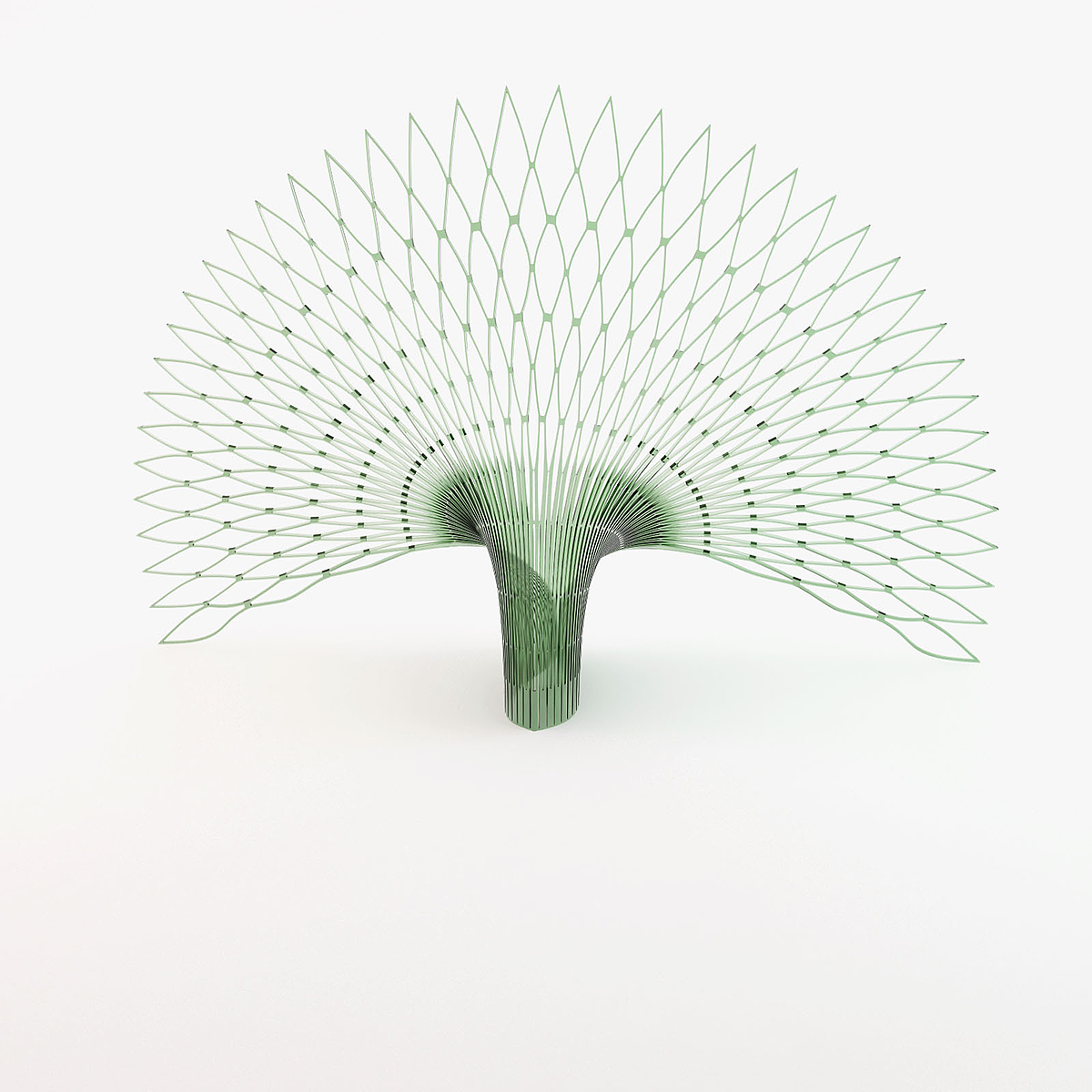 chair，unique，3D model，peacock，