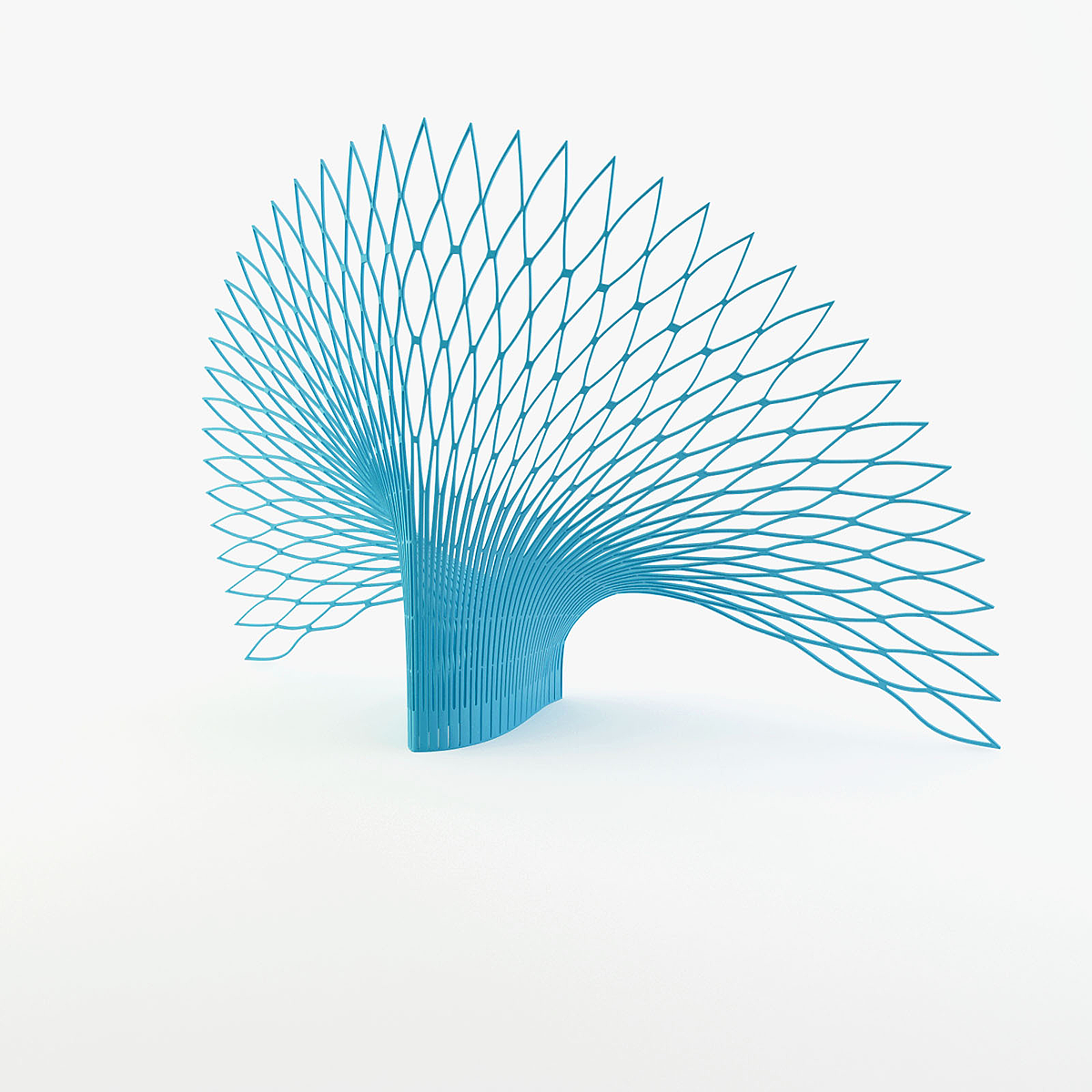 chair，unique，3D model，peacock，