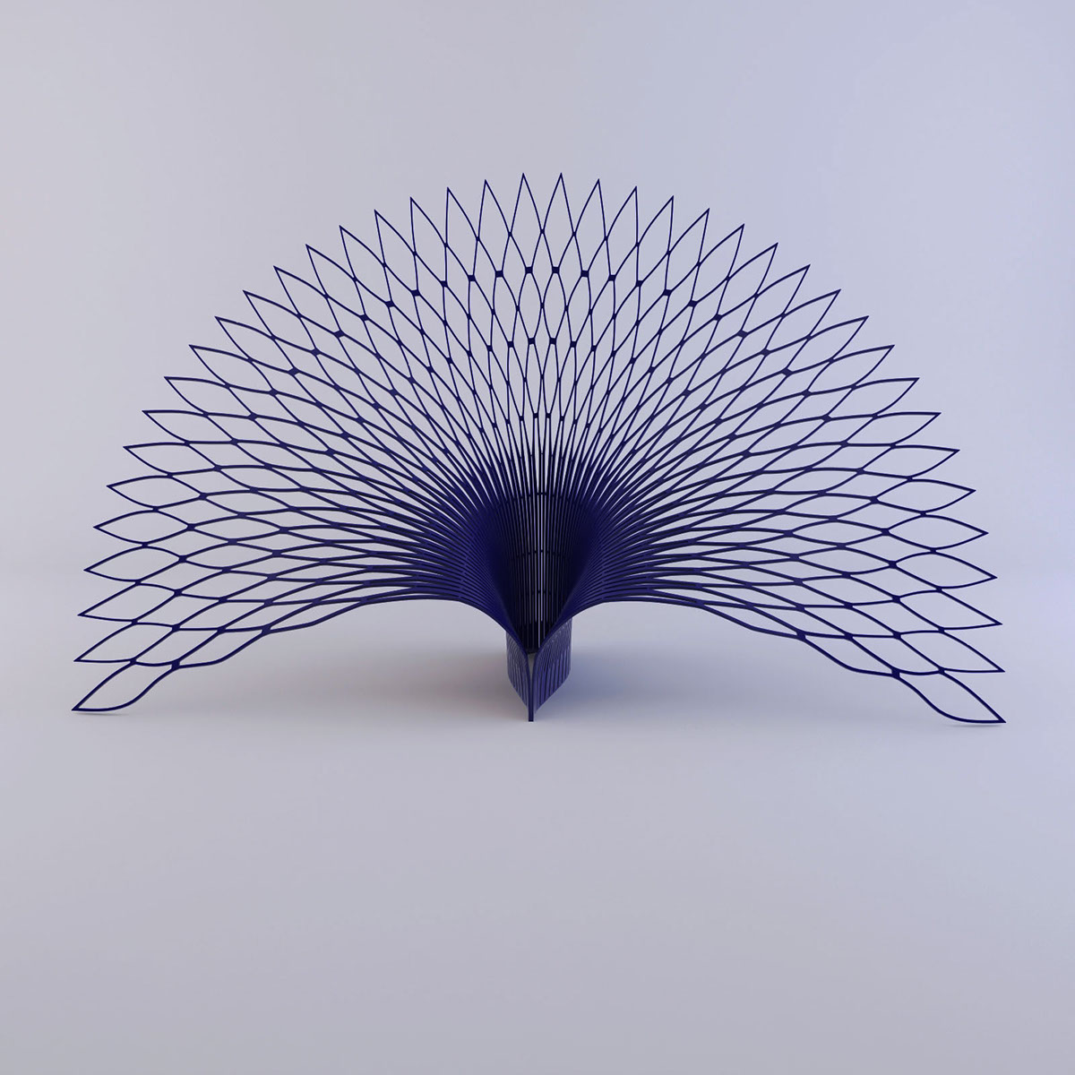 chair，unique，3D model，peacock，