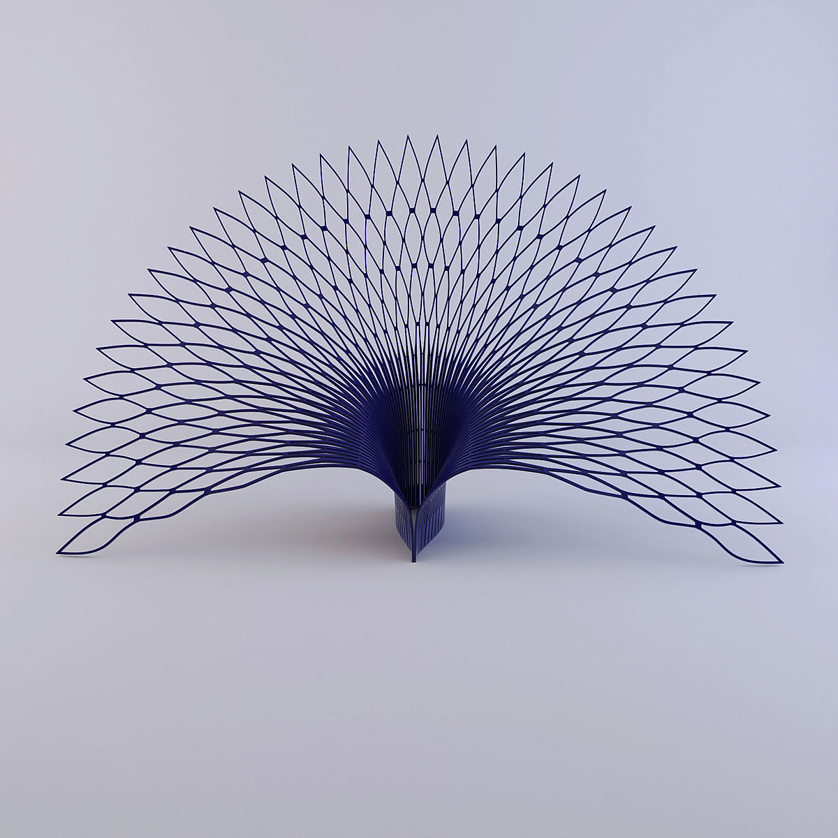 chair，unique，3D model，peacock，