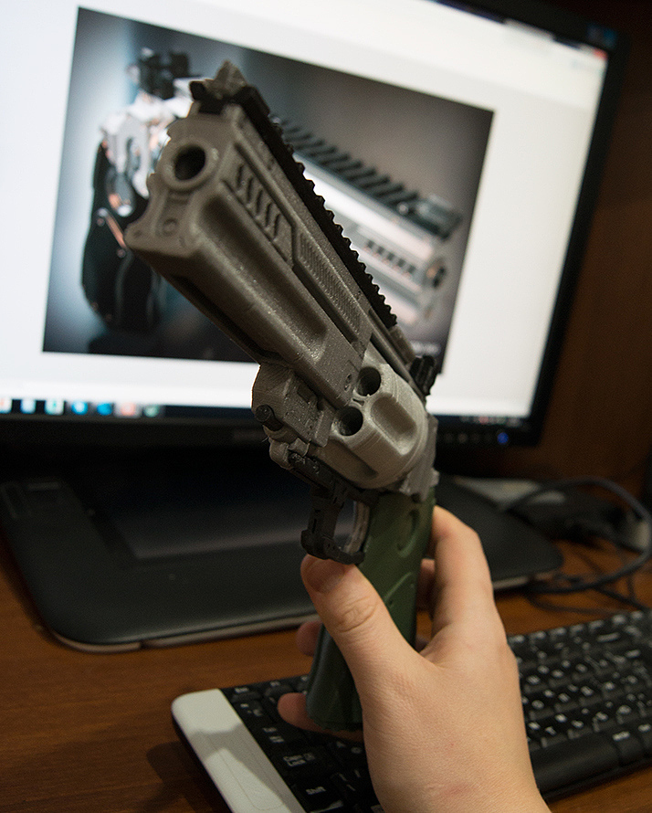gun，military，Model，3d，lithe，Mechanics，