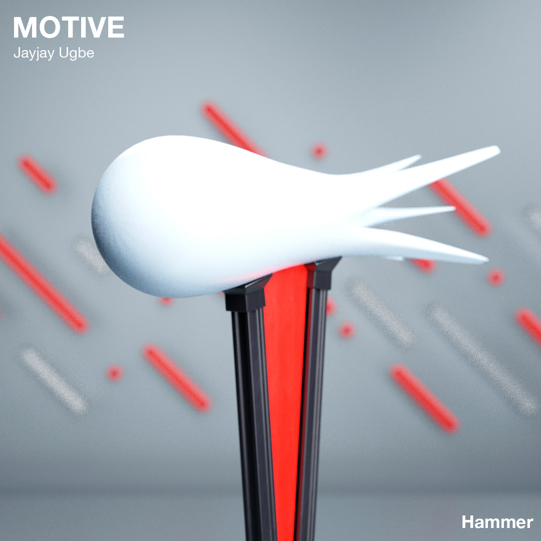 MOTIVE，Jayjay Ugbe，motion，hammer，Pendulum clock，Projector，