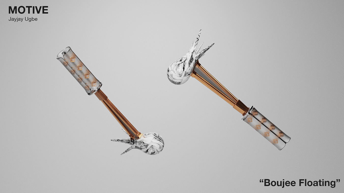 MOTIVE，Jayjay Ugbe，motion，hammer，Pendulum clock，Projector，