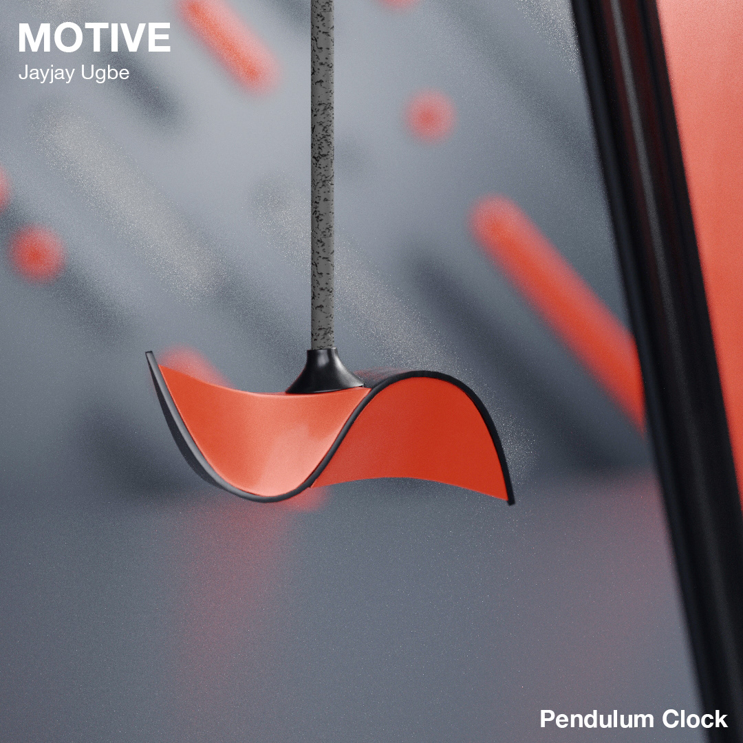 MOTIVE，Jayjay Ugbe，motion，hammer，Pendulum clock，Projector，
