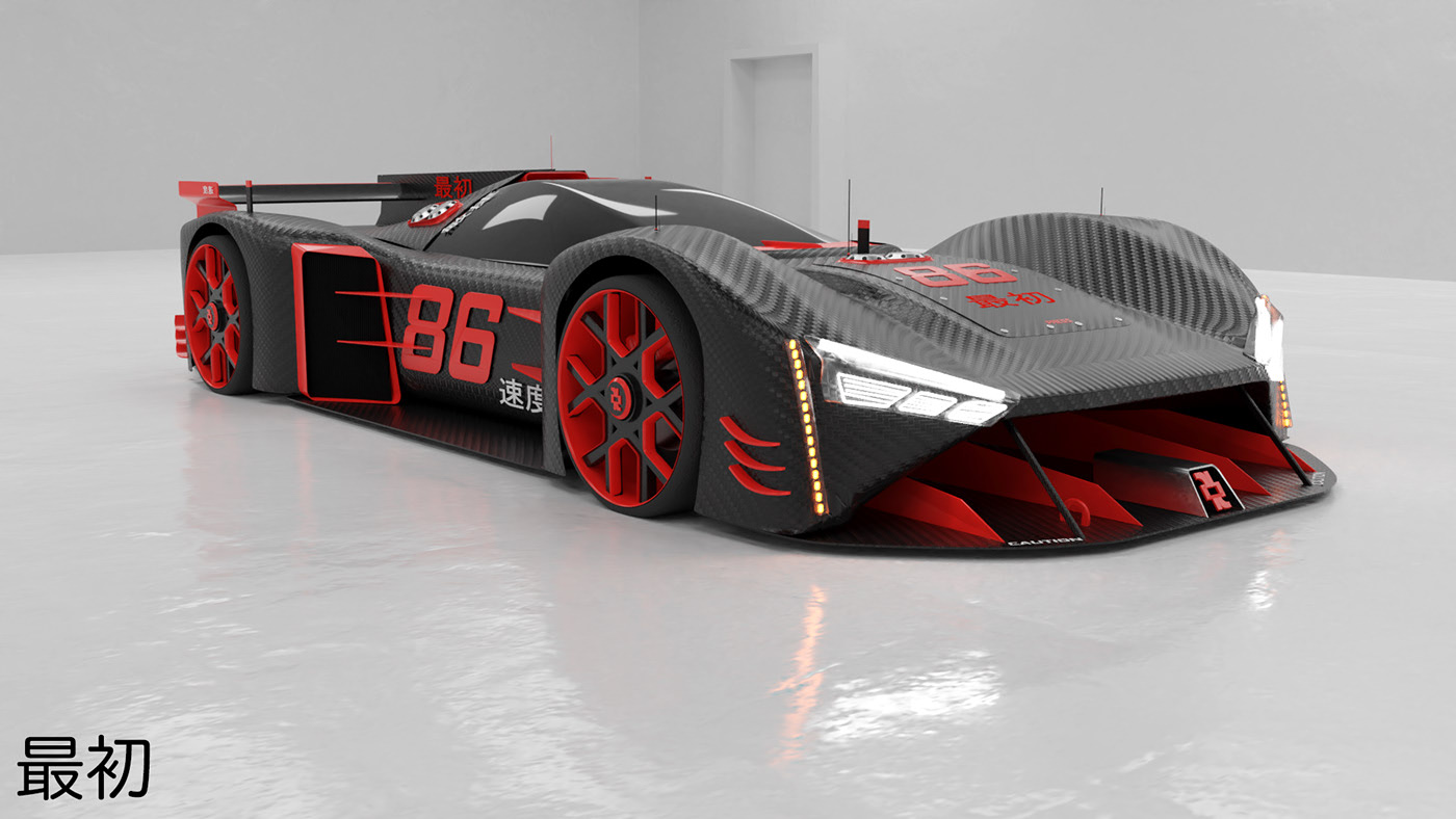 automobile，Jayjay Ugbe，86 RACING，LMP1，concept，