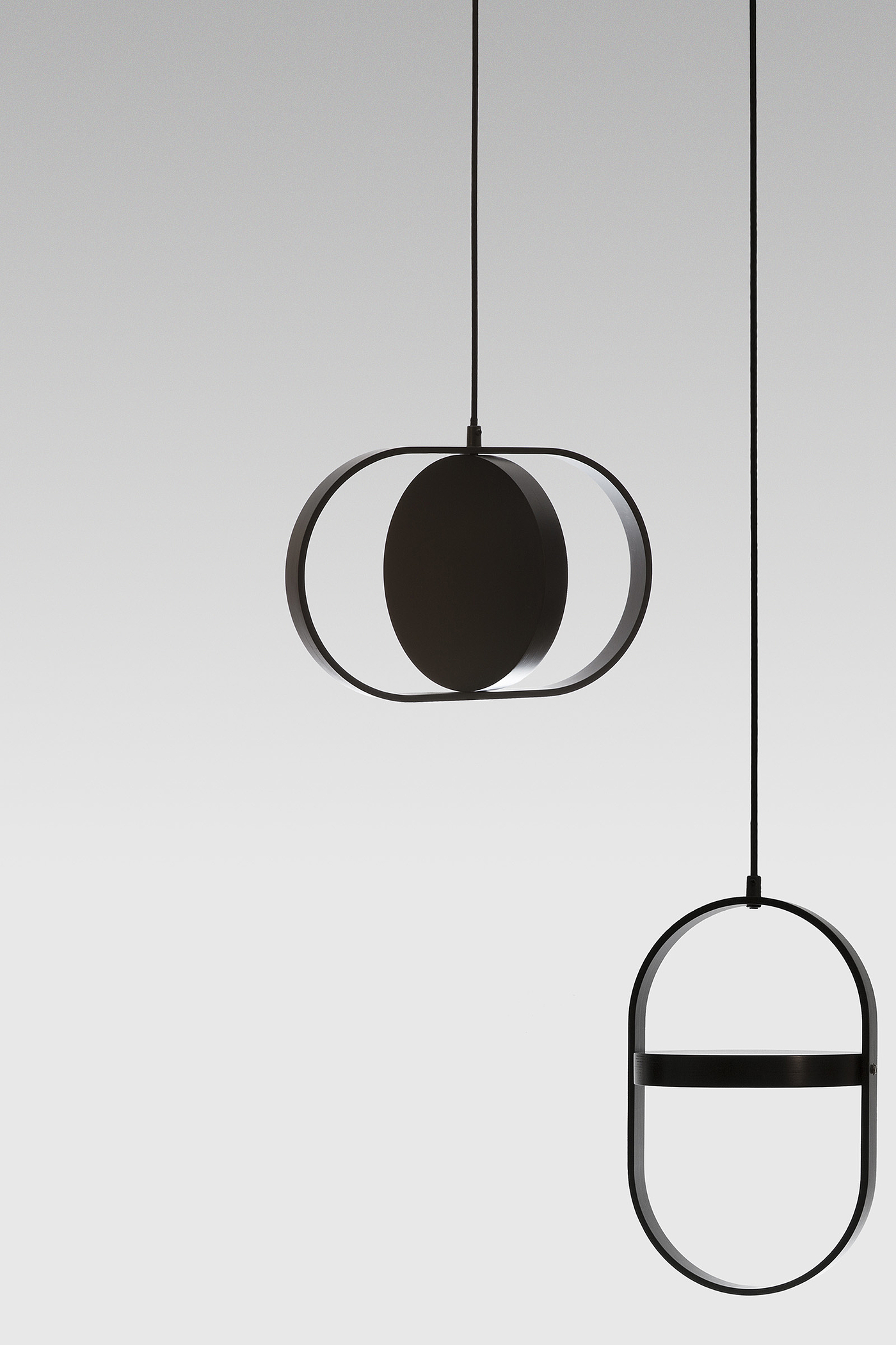 MONTH，a chandelier，Lighting，lighting，black，Minimalist，Elena urbio，