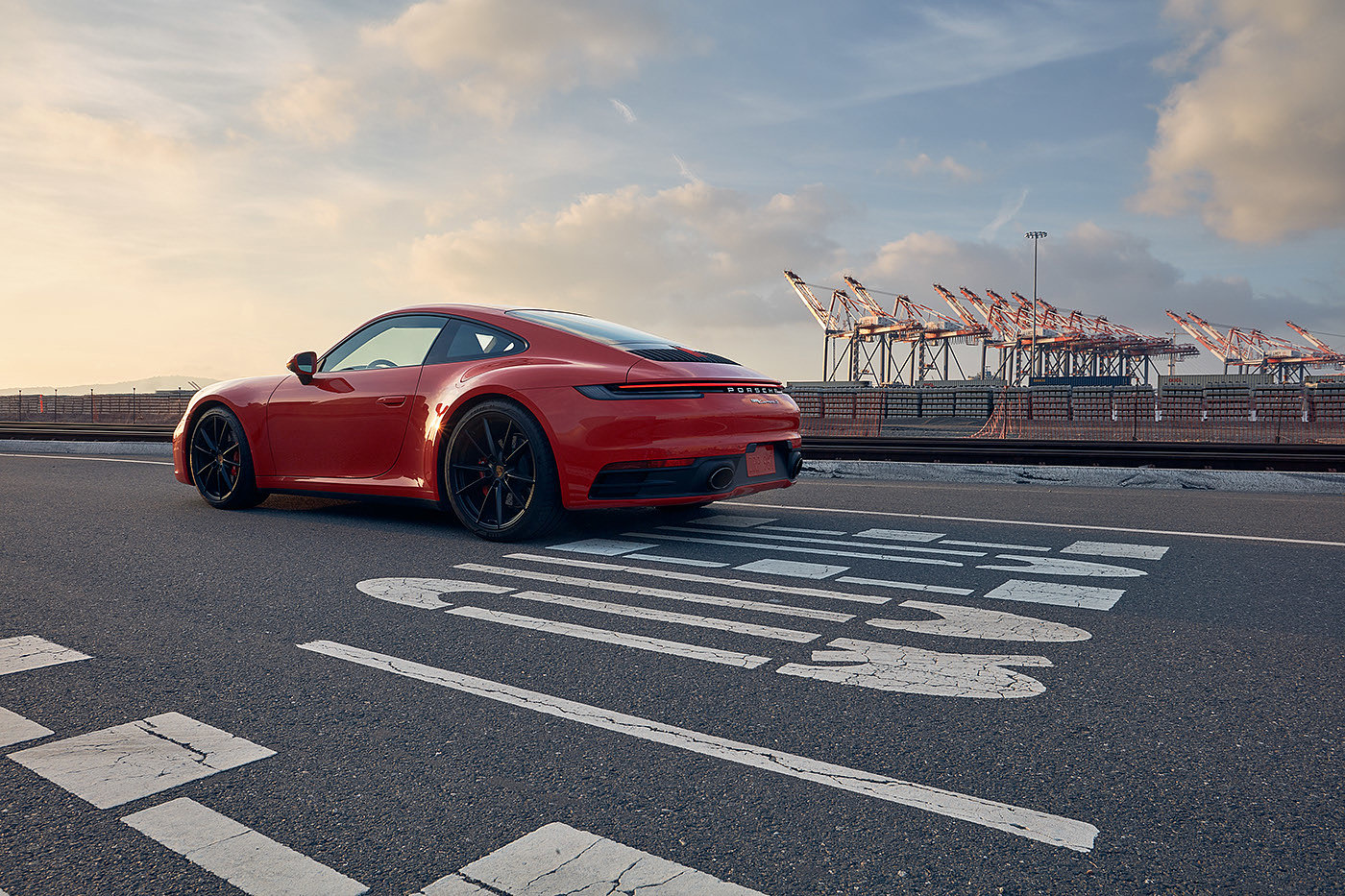 Sports car，gules，Porsche，Car Photography，