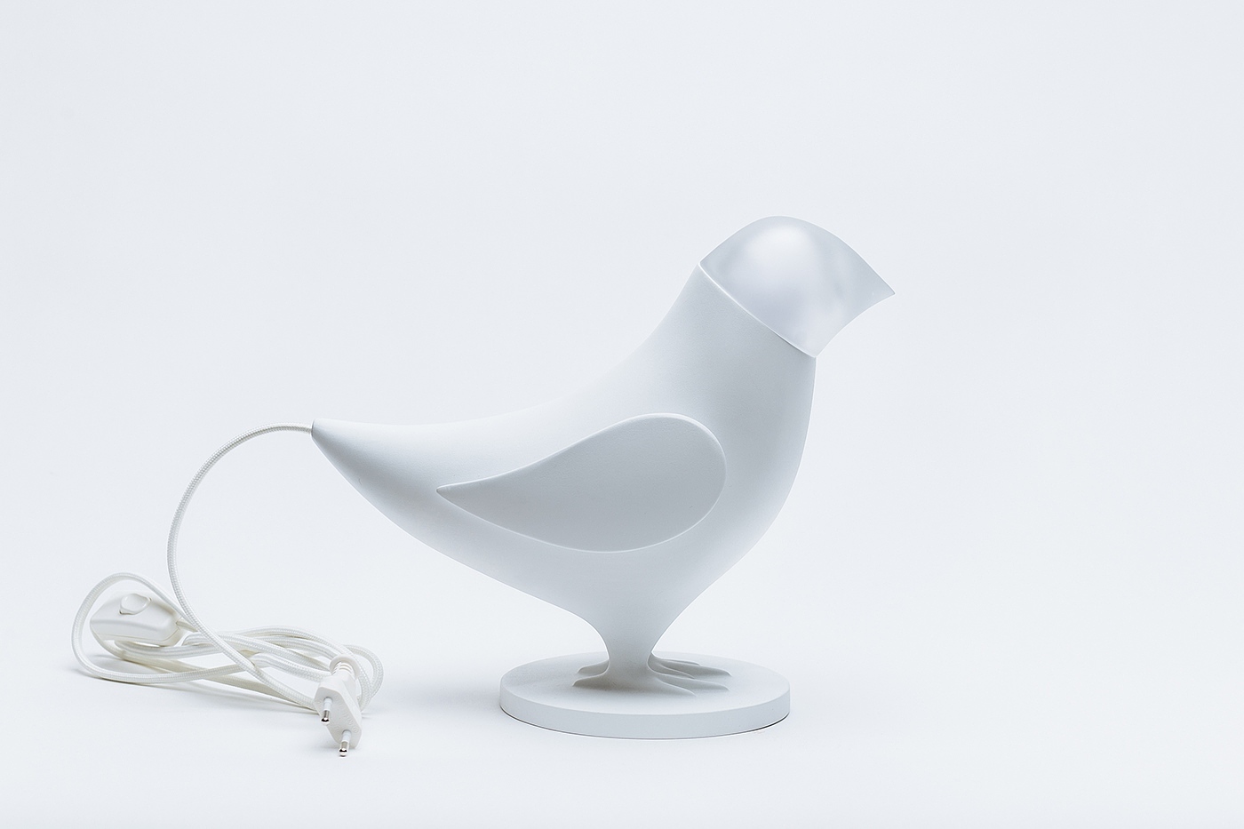 Bionics Design ，woodiness，Table lamp design，Marina's birds，