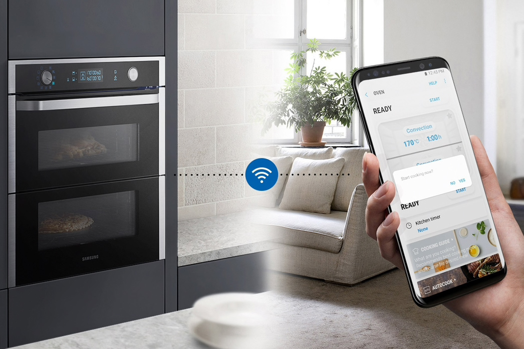 oven，Samsung，2019 if design award，High performance，wifi，application program，