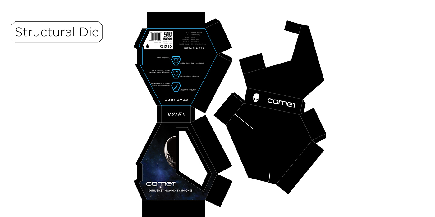 packing design，science and technology，fashion，Cool，