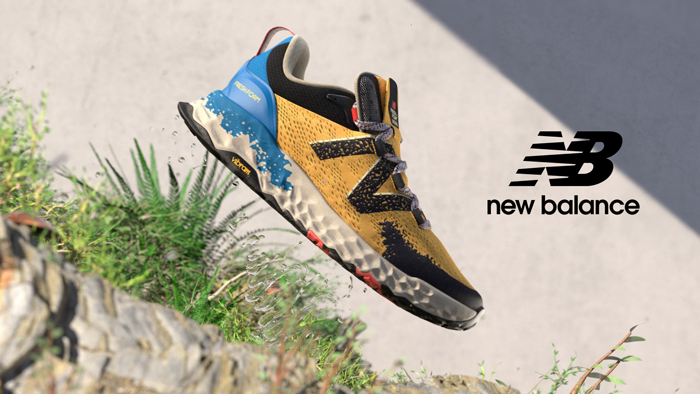 yellow，motion，New Balance，shoes，