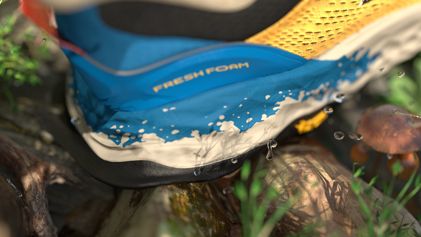 yellow，motion，New Balance，shoes，