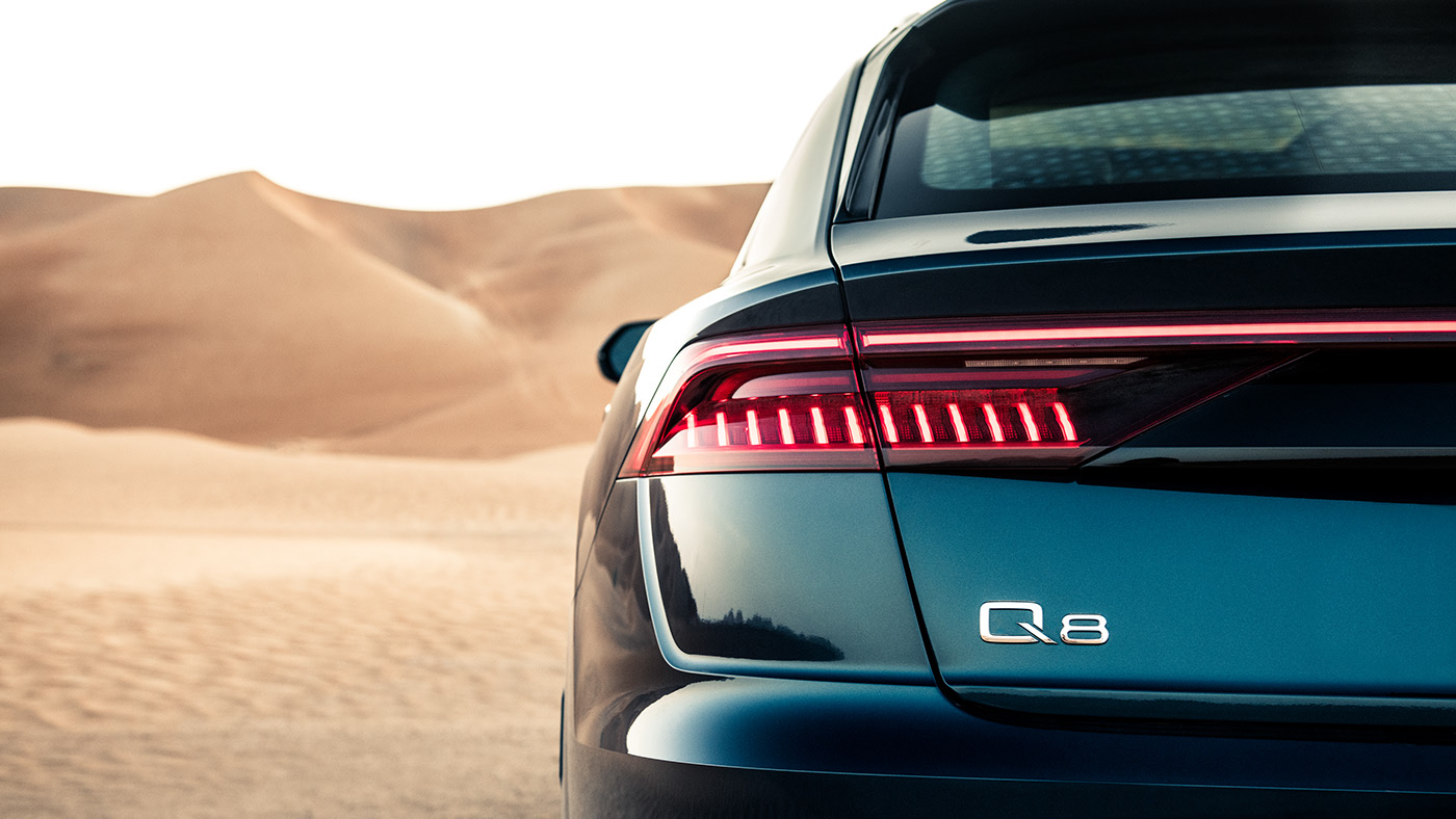 Audi Q8，automobile，industrial design，product design，
