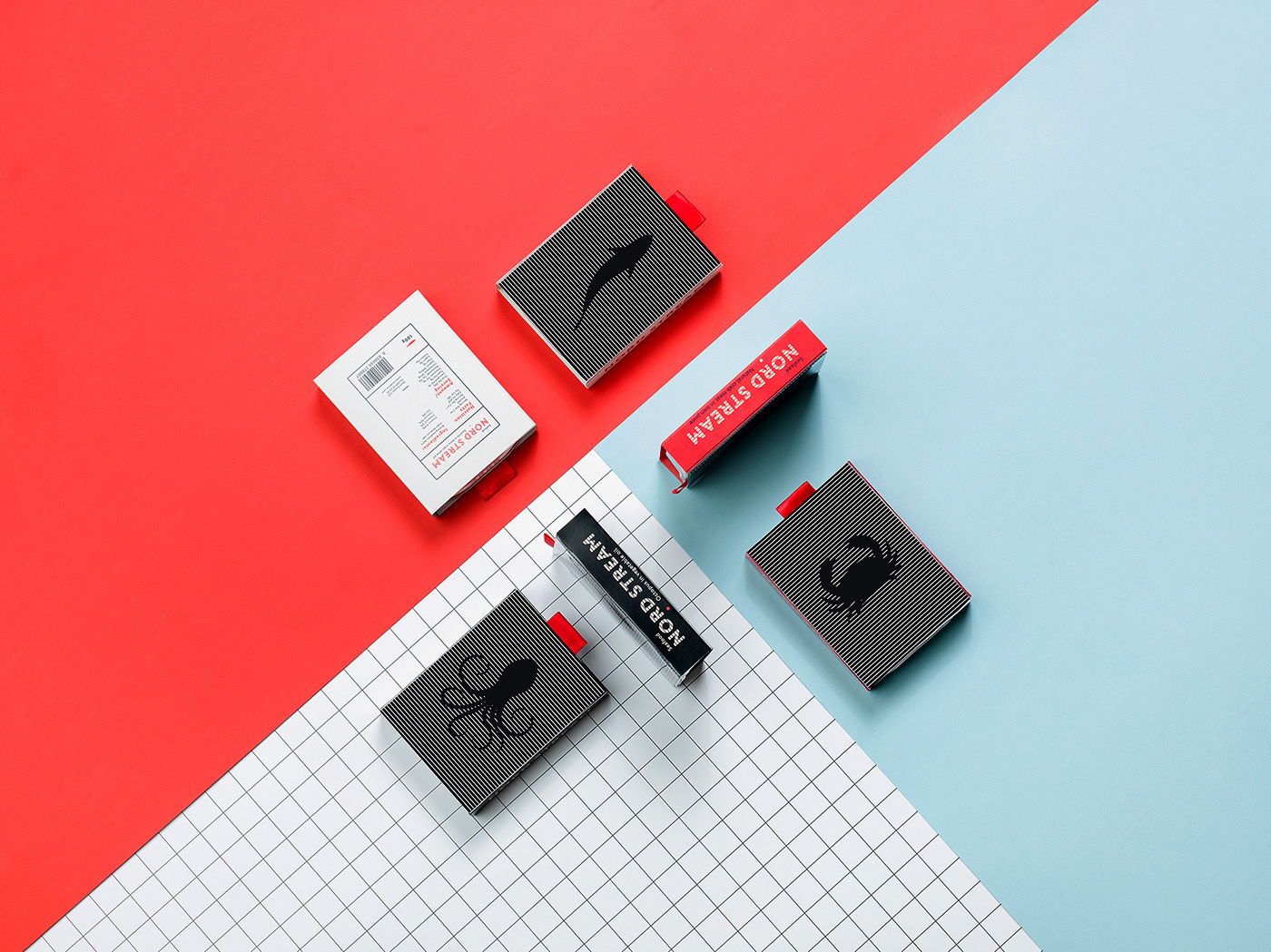 seafood，packing design，