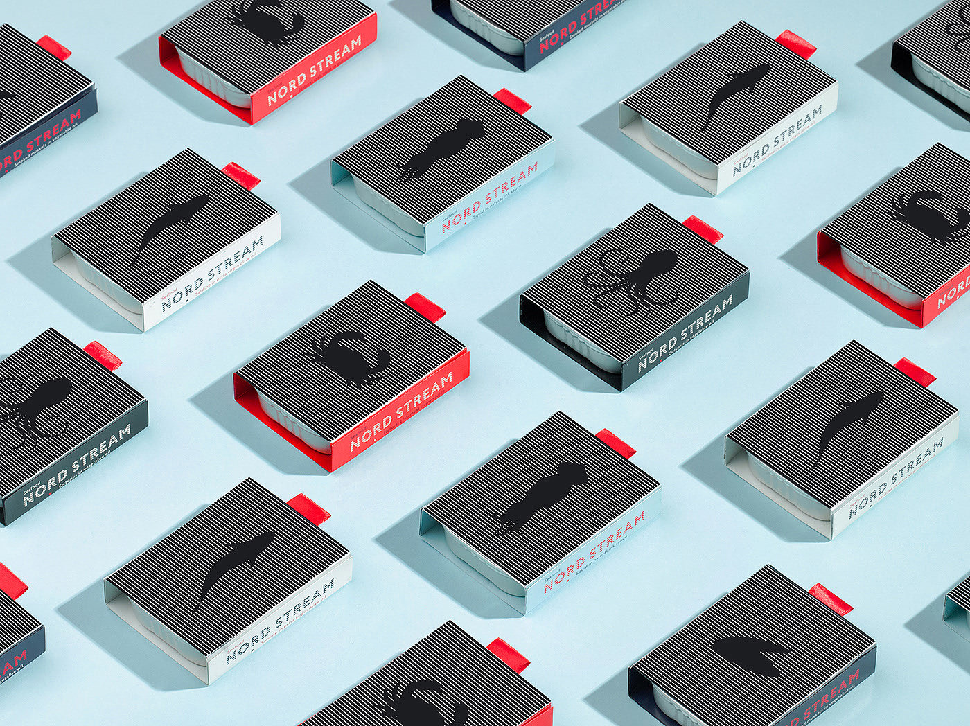 seafood，packing design，