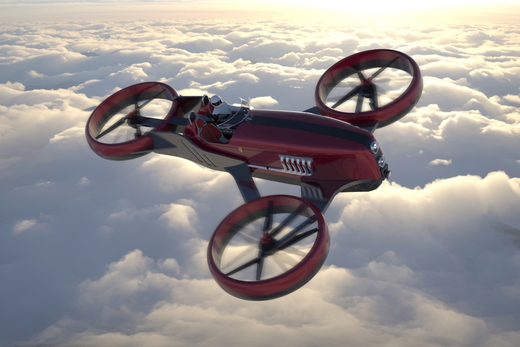 gules，Lazarus，Retro，UAV，Ferrari，FD-One，concept，