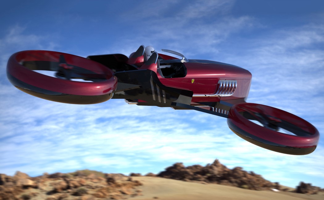 gules，Lazarus，Retro，UAV，Ferrari，FD-One，concept，