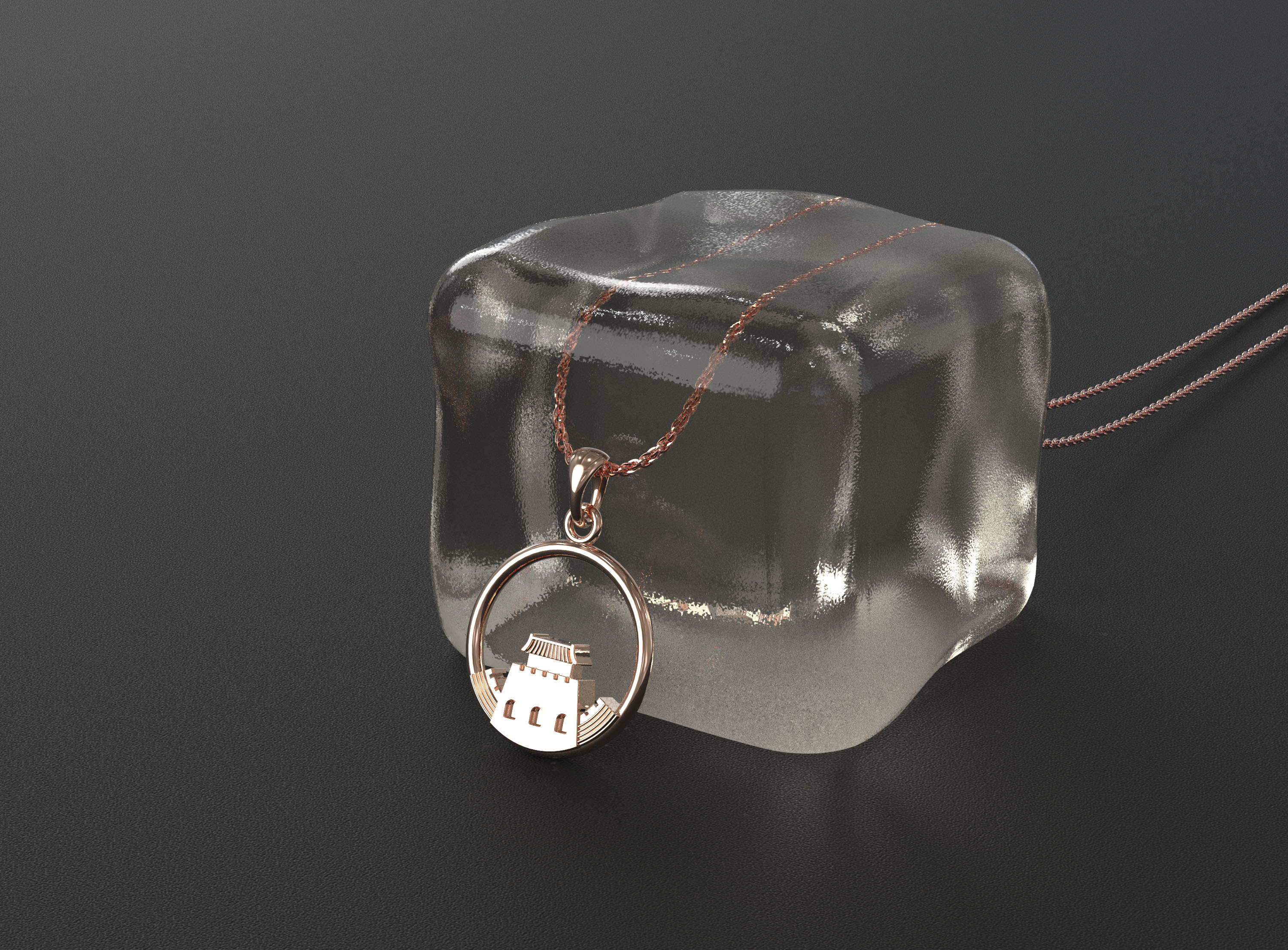 the Great Wall，Necklace，jewelry，Cultural creation，Mutianyu，