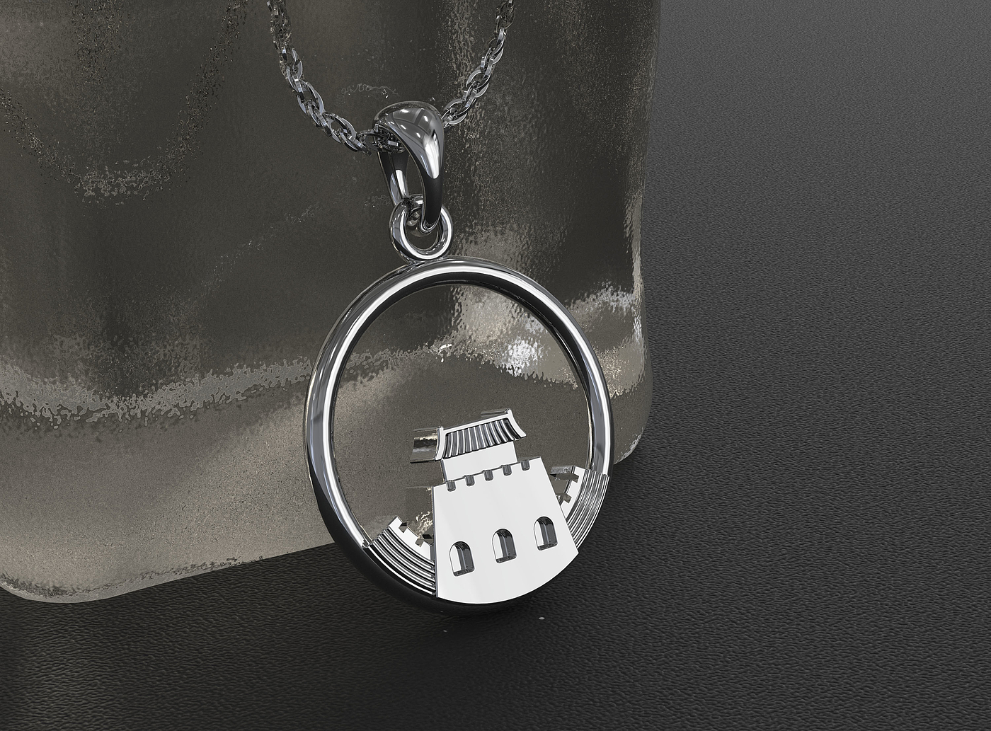 the Great Wall，Necklace，jewelry，Cultural creation，Mutianyu，