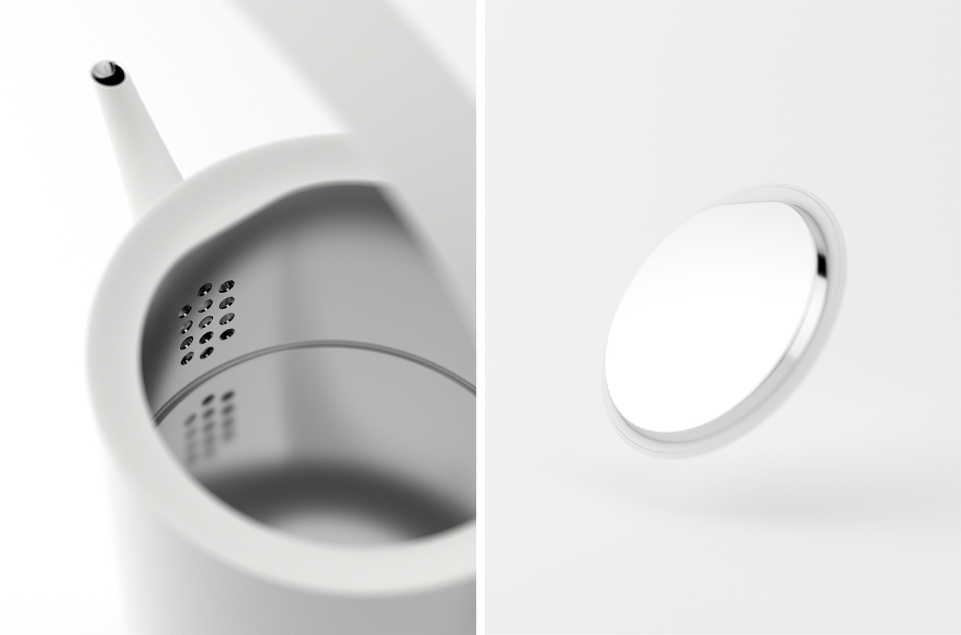 pot，white，