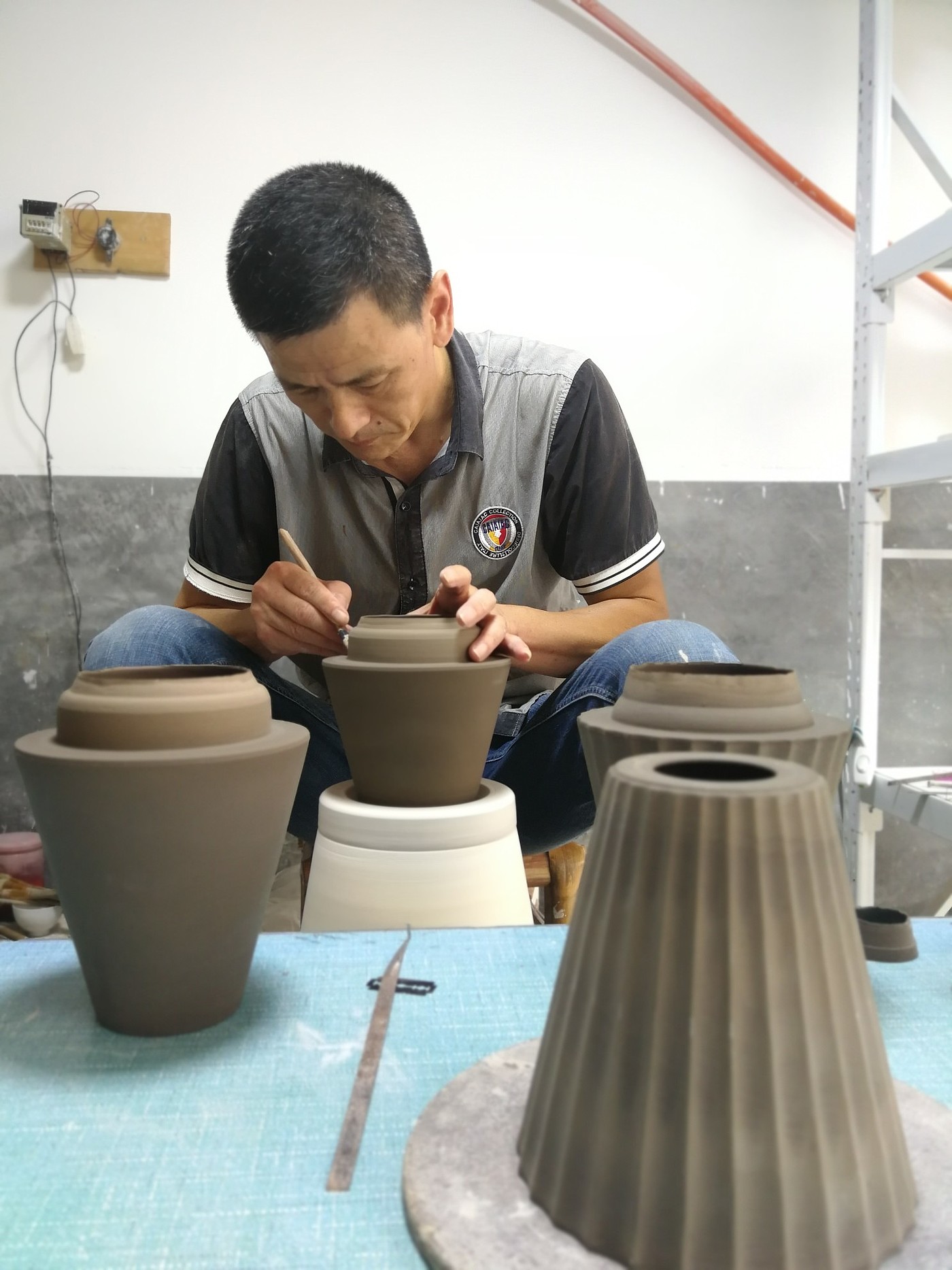 Ceramic lamp，