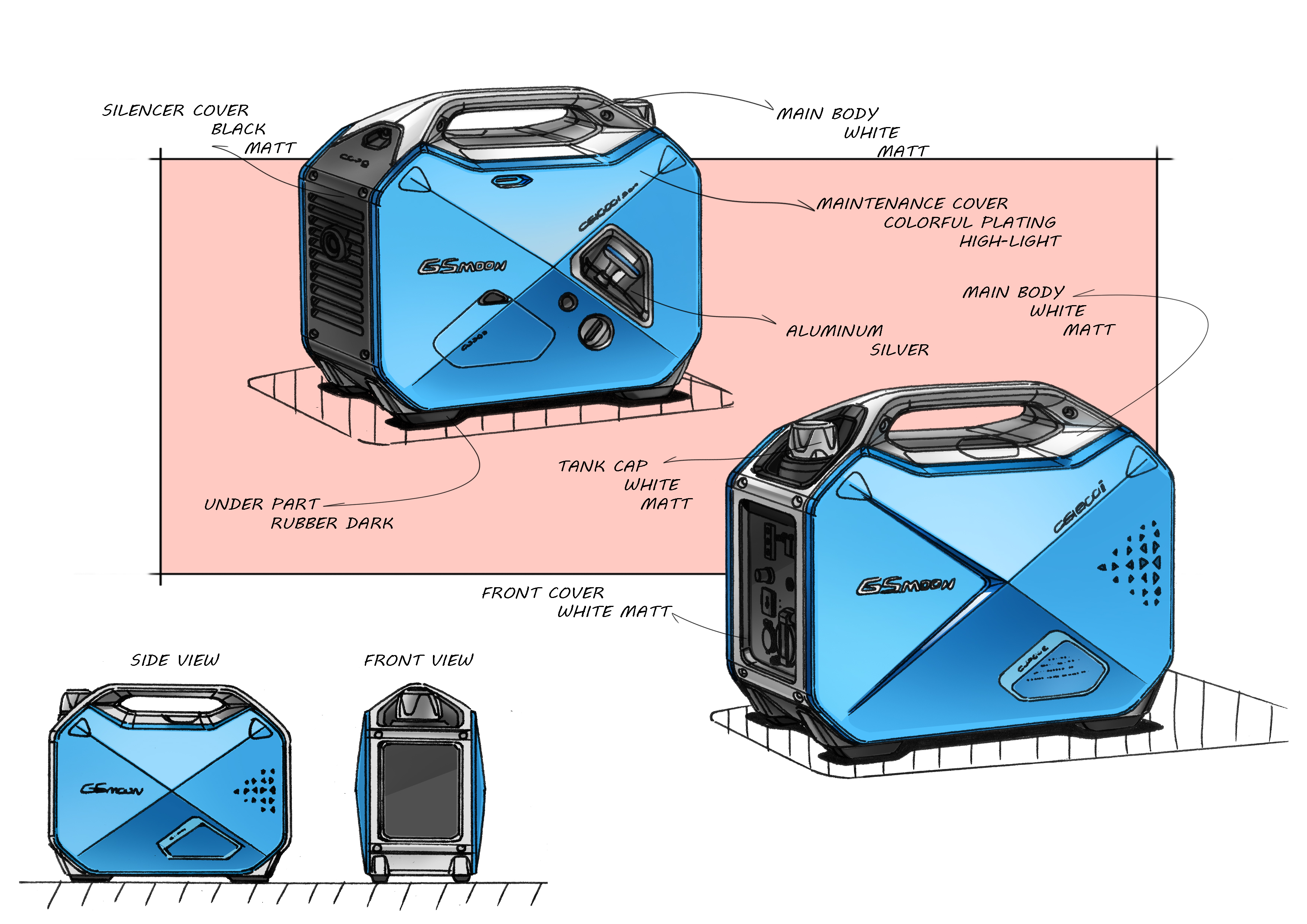 alternator，Appearance design，product design，Tools and equipment，