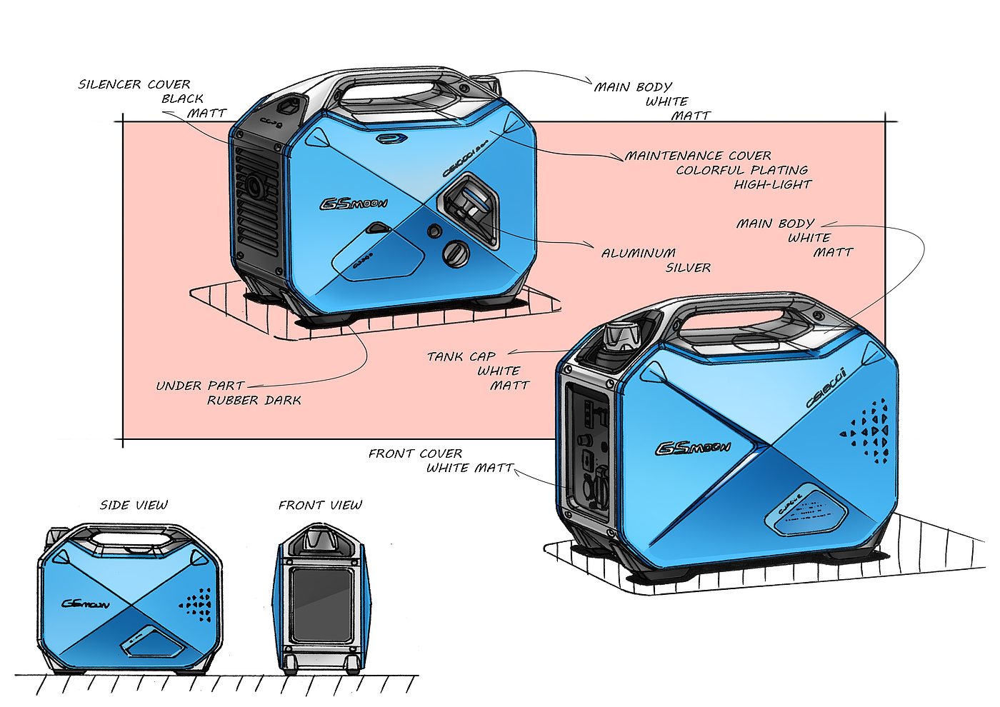 alternator，Appearance design，product design，Tools and equipment，