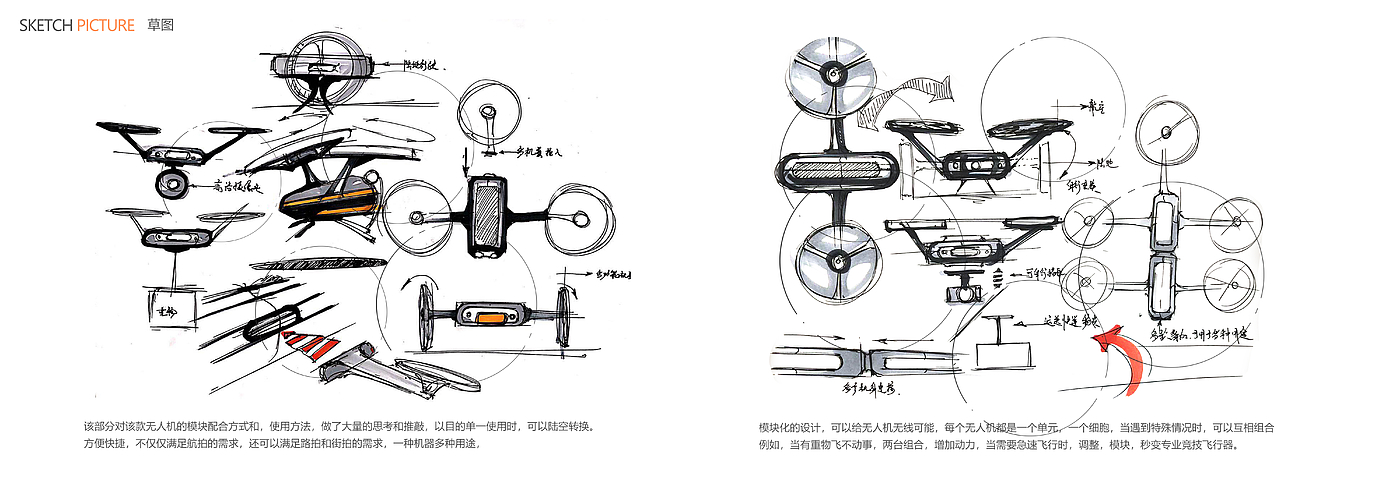 rhino，keyshot，UAV，skech，inspiration，