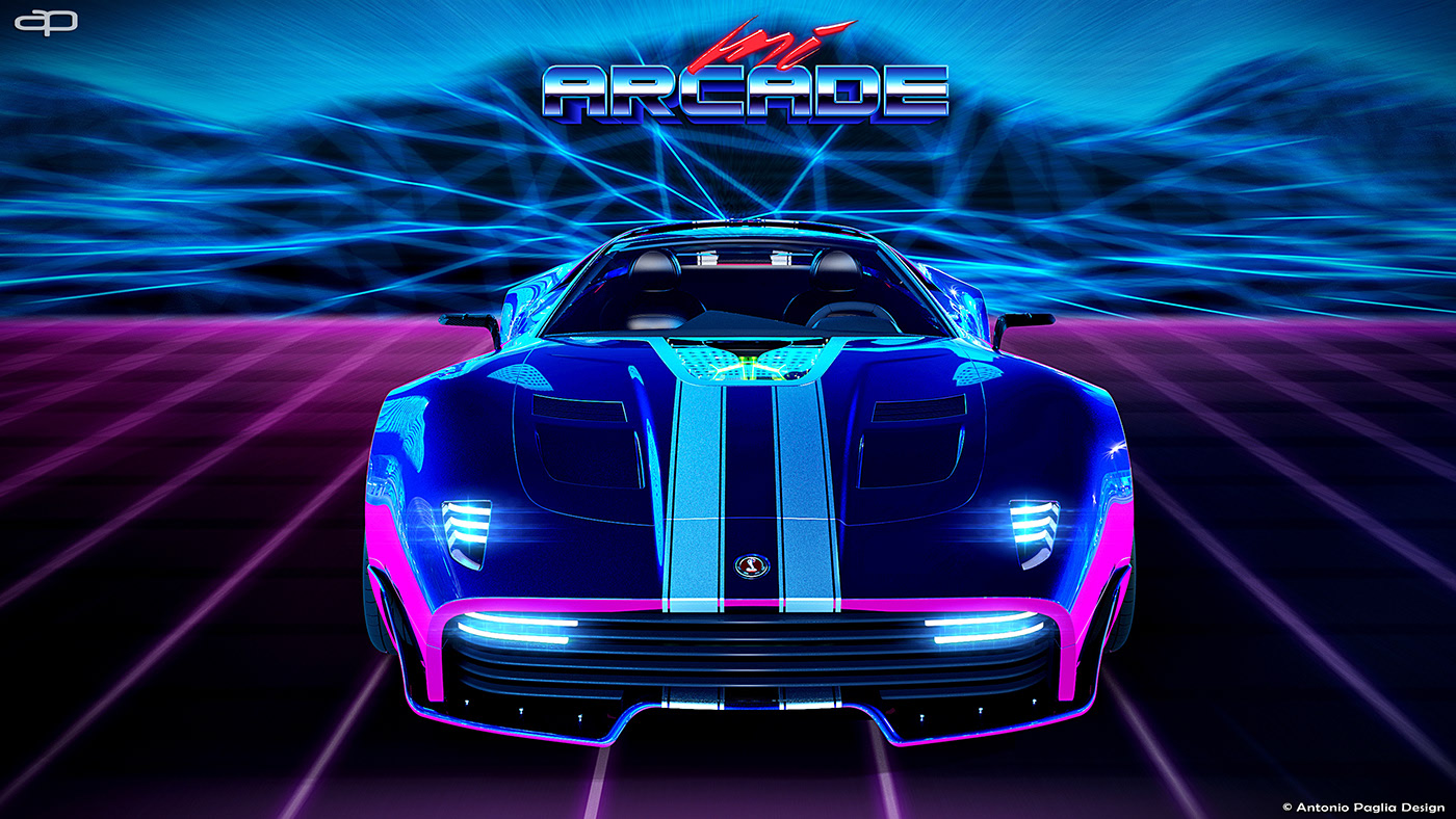 concept，Automobile design，Muscle car，