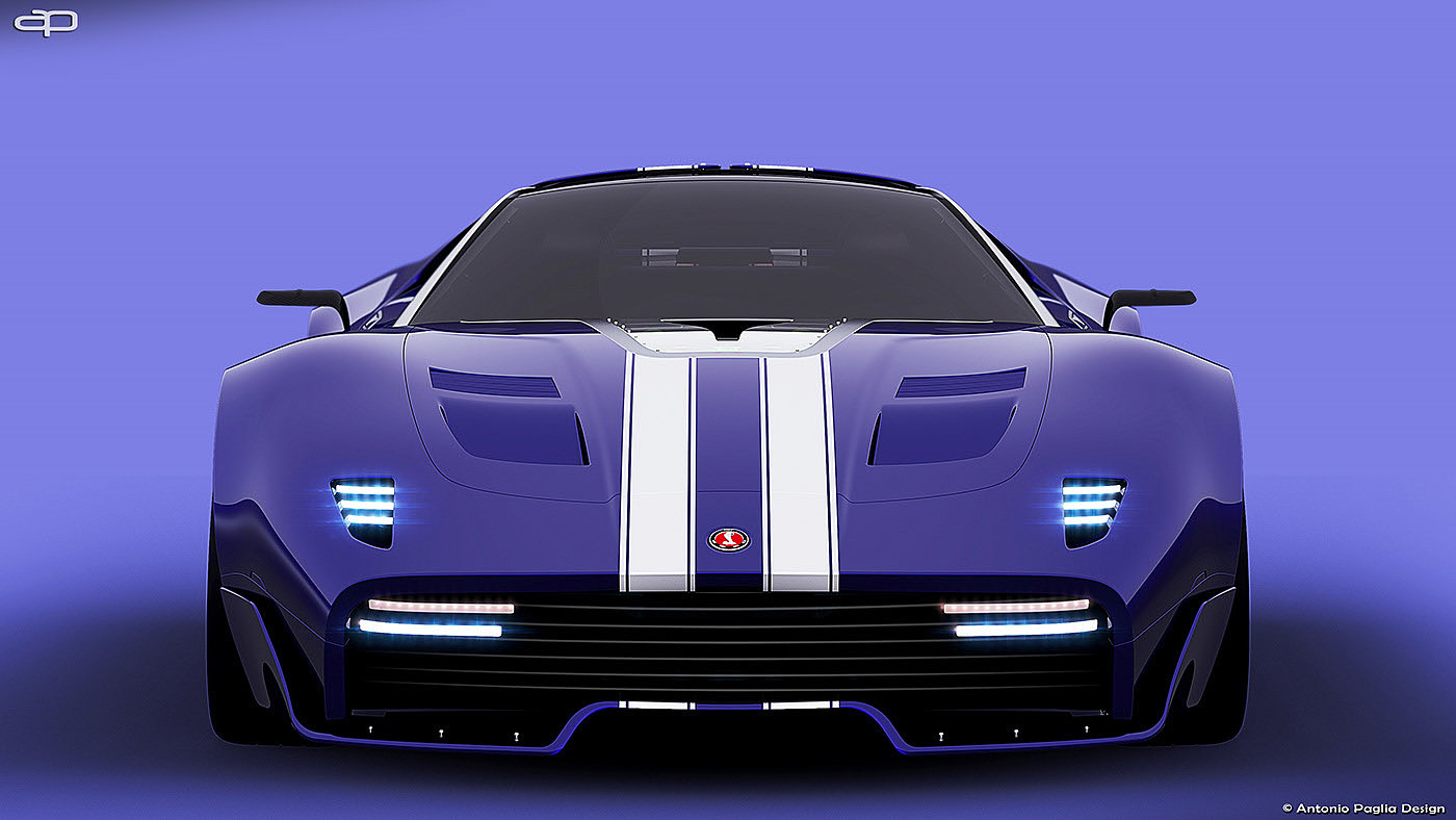 concept，Automobile design，Muscle car，