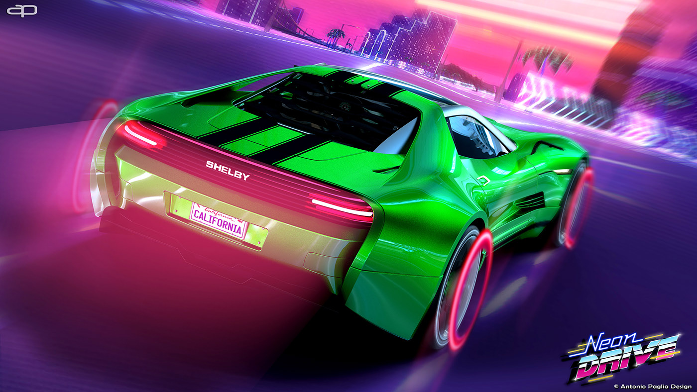 concept，Automobile design，Muscle car，