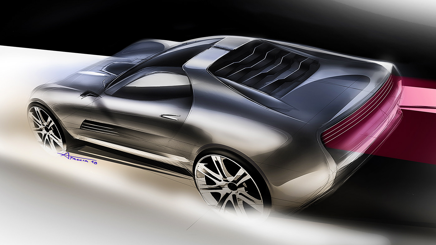 concept，Automobile design，Muscle car，