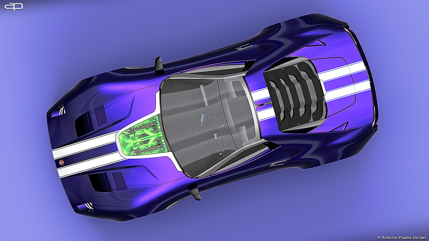 concept，Automobile design，Muscle car，