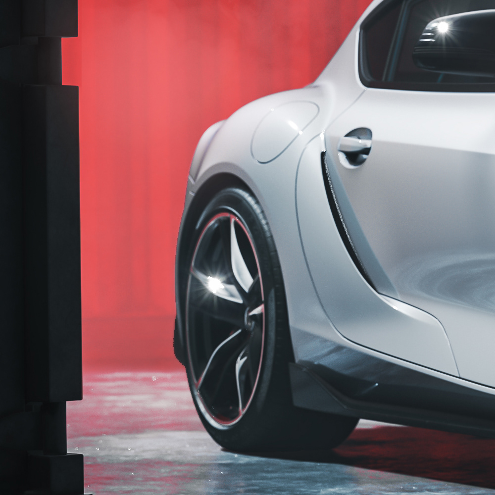 Toyota，cgi，automobile，modeling，Render，