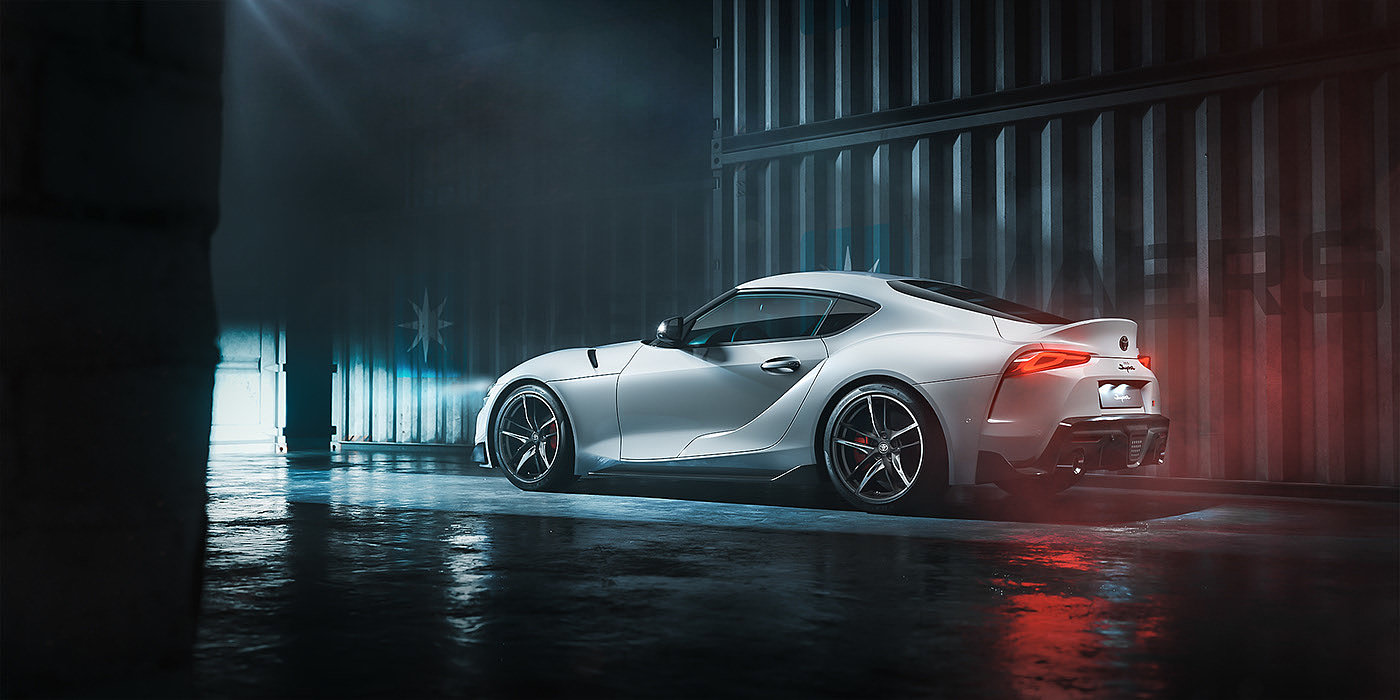Toyota，cgi，automobile，modeling，Render，