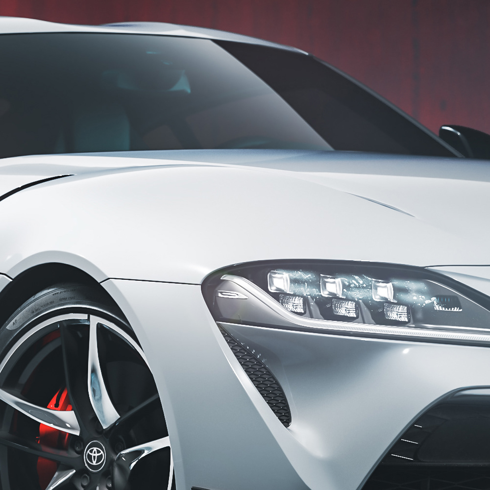 Toyota，cgi，automobile，modeling，Render，