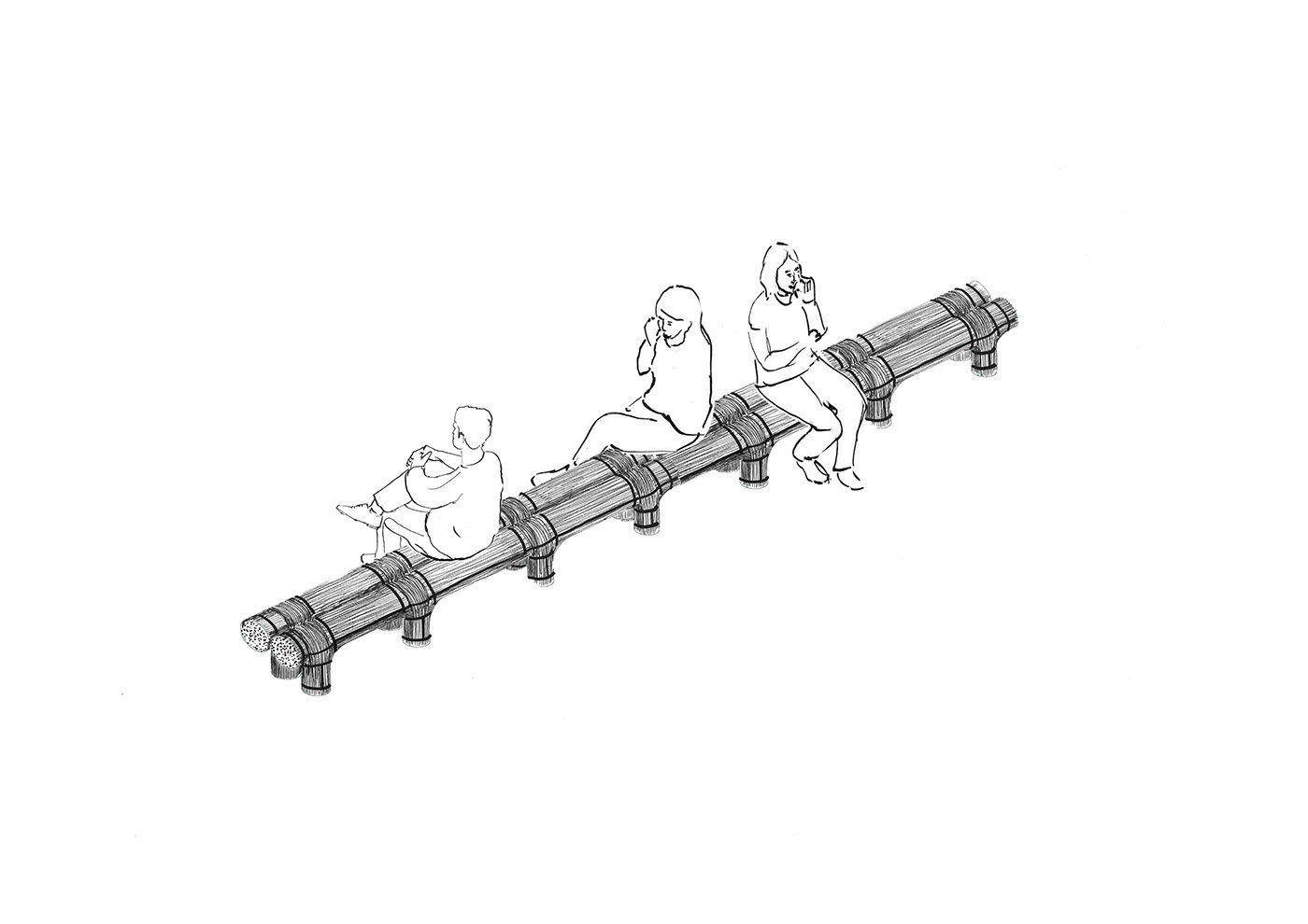 bench，tree，outdoors，garden，wicker，