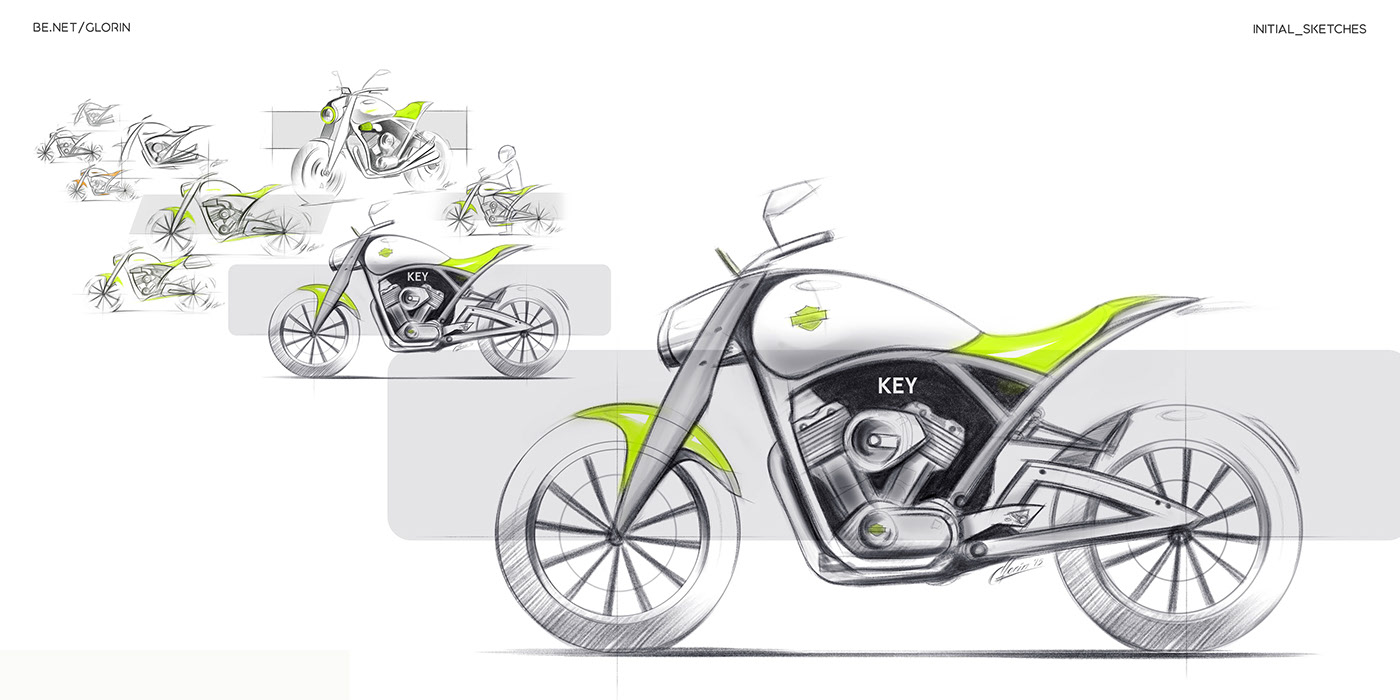 concept，Halley，Davidson，motorcycle，