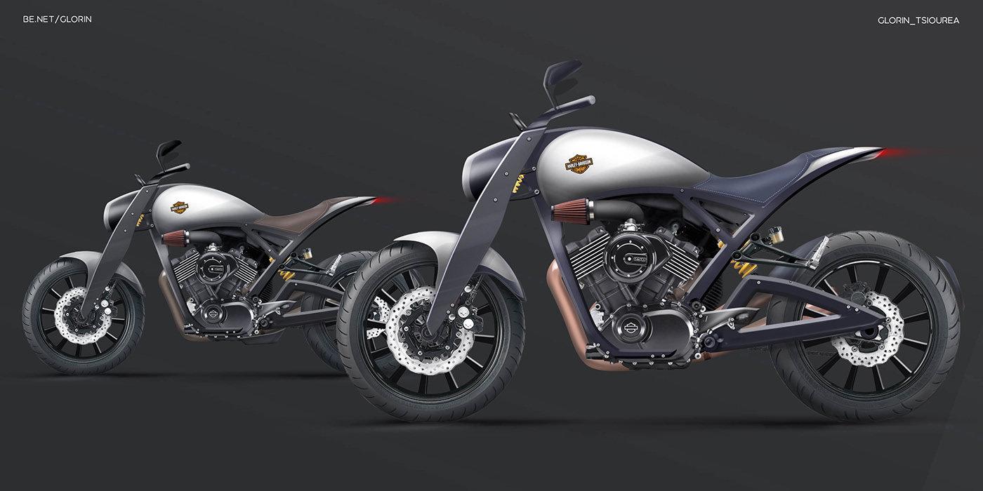 concept，Halley，Davidson，motorcycle，