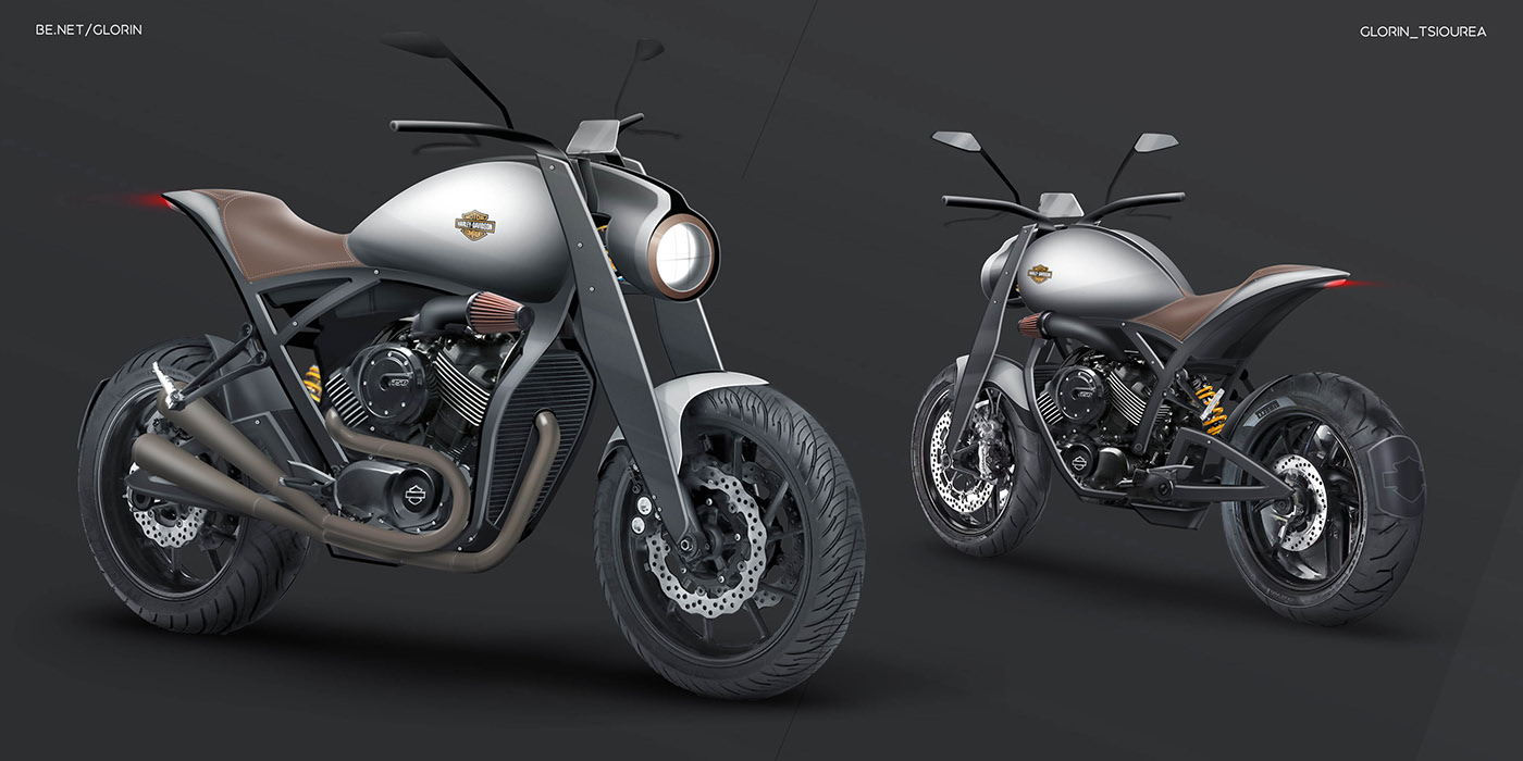 concept，Halley，Davidson，motorcycle，