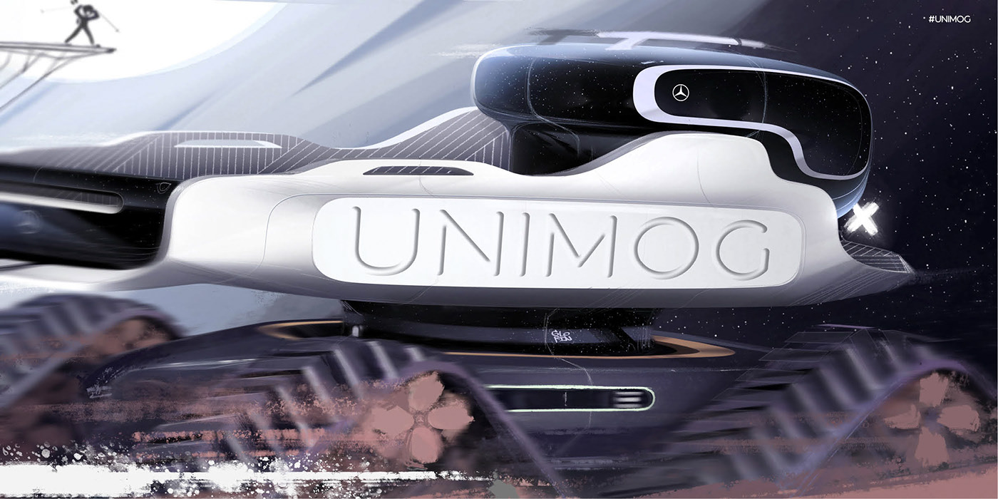 truck，concept，Benz，sketch，cross-country，