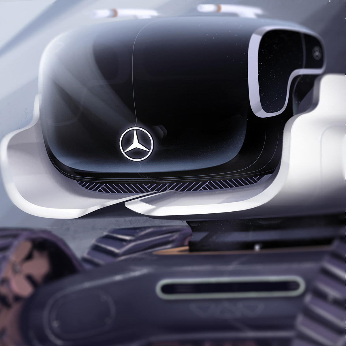 truck，concept，Benz，sketch，cross-country，